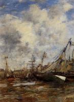 Boudin, Eugene - Trouville, Low Tide